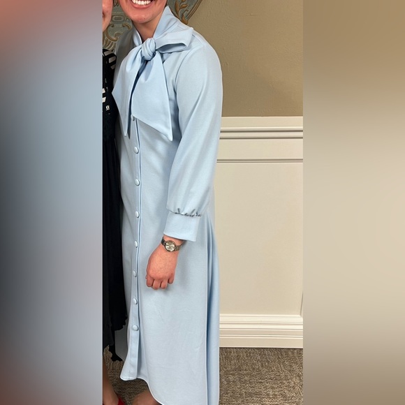 Baby Blue Bow Dress - Picture 4 of 4